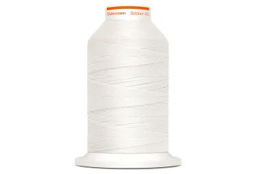 Garn - Gütermann outdoor 40 - wit 1005