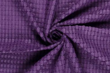 Paars - Polyester stof - jacquard - paars - 22232-045