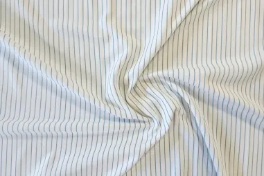 JT stoffen - Jersey - gestreift - blau-off-weiß - JT 281