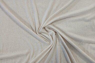 Lichtbeige stoffen - Gebreide stof - lichtbeige - 375001-1
