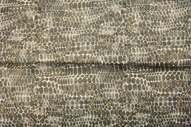 Tricot stoffen - Tricot stof - digitaal dierenprint - grijs multi - 24967-22
