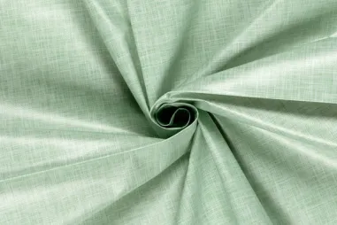 Linnen stof - Interieur- en gordijnstof linnenlook (breed) roze - gemeleerd - 303329-M1 - Tafelzeil - gemêleerd - donkermint - 1855-022