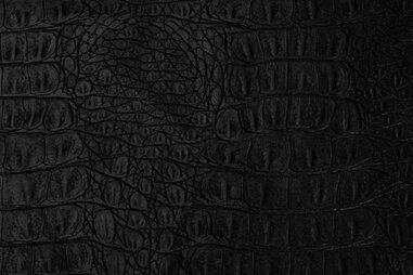 Kunstleder und Suedine - Kunstleder - Crocolino Stretch Leder - schwarz - 0845-999
