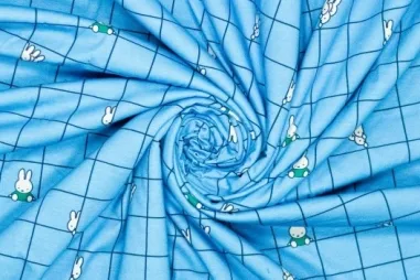 Kinderdruck - Jersey - Miffy - blau - 664014-11