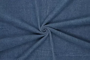 Tuinbroek - Ribcord stof - corduroy - stretch indigo washed - blauw - 90062-053