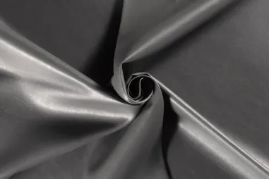 Abwischbare - Kunstleder Stoff - antracite - 1268-067