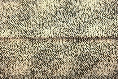 Zwarte stoffen - Tricot stof - digitaal dots - beige zwart - 24963-22