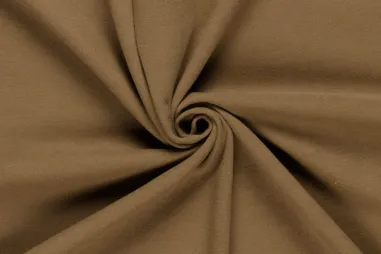 88% polyester, 11% viscose, 1% elastan - Polyesterstoff - Mantelstoff Wolle Touch - camel - 22115-053