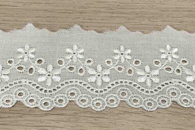 Kant band* - Kant broderie 53 mm - ecru - 30004083-089