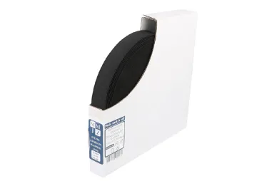 Gummi - Stevig elastiek 25 mm - zwart - 98998