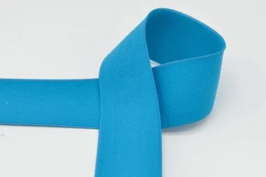 Gummi - Elastiek 40 mm - turquoise - XET11-504-040