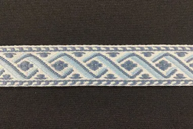 Band - Tassenband 38 mm - lichtblauw jeansblauw - 3567-37