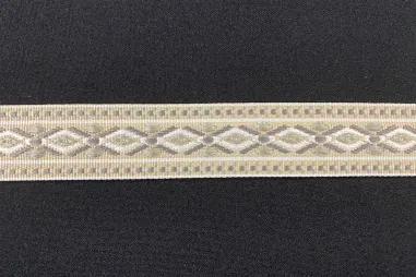 Band - Tassenband 38 mm - beige grijs - 3566-13