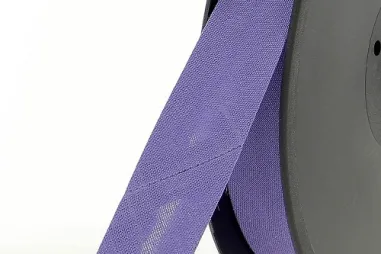 20 mm Band - Schrägband dunkel lila col 39