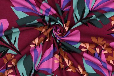 Mauve - Viskose - rosella stretch - Spring Garden - mauve - 4056-001