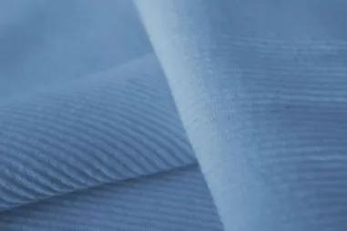 Jeans blauwe stoffen - Tricot stof - cottoman ribbel - jeansblauw - 0592-690