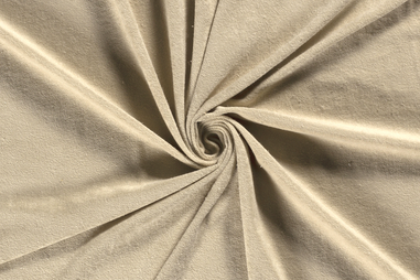 Badjas stoffen - Badstof - rekbare badstof - beige - 11707-052