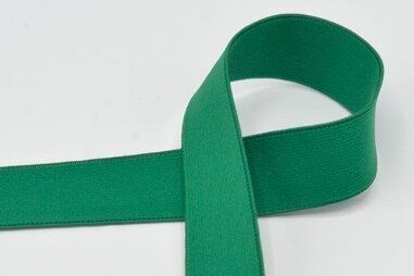 2,5 cm elastiek - Elastiek 25 mm - grasgroen - XET11-525-025