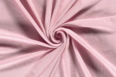 Badstoffen - Badstof - Rekbare badstof - lichtroze - 11707-013