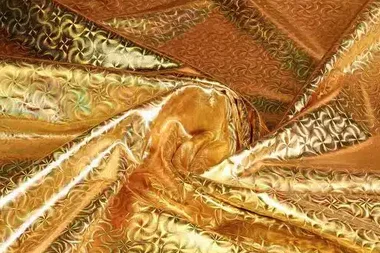 Goud - Rekbaar lamee - illusion - goud - 7051-80