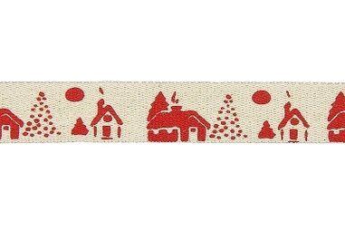 Sierband* - Sierband 15 mm - kerst - creme - A1015.15.956