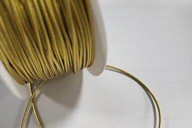 Goud - Koordelastiek 1.5 mm - goud - C122