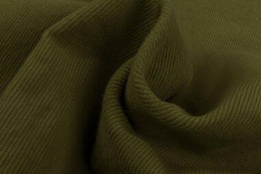Moosgrün - Ribcord - Stretch - moosgrün - 0340-315