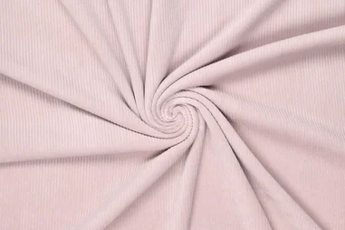 Lichtroze - Tricot stof - super soft corduroy - lichtroze - 90048-092