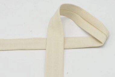 Schrägband - Tricot biasband 20 mm - champagne - XBT29-530-020
