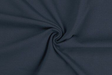 96% katoen, 4% spandex stoffen - Tricot stof - denim blauw - 0179-960
