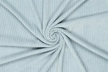 Flared broek - KN19/20 0729-635 Jersey Corduroy aqua