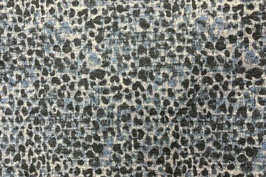 Staalblauwe stoffen - Jersey - Fantasie - stahlblau schwarz ecru - JT519