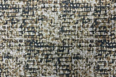 Abstract stoffen - Jersey - abstrakt - ocker schwarz ecru - JT521