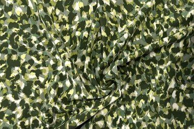 Polyamide stoffen - Polyamide stof - travel - abstract - groen - JT527