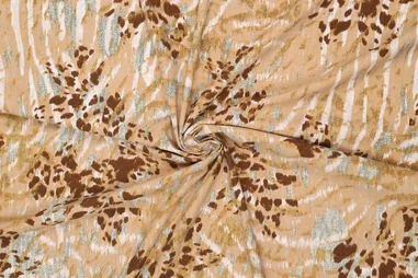 Glatte - Polyamidstoff - Travel - animal Zebra - beige - JT532