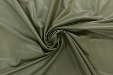 Ausverkauf - Kunstleder - Stretch - Armee grün - JT555