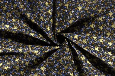 Multi stoffen - Kerststof - katoen poplin - folie - multi - 20746-008
