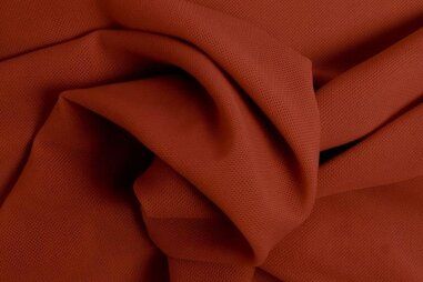 Doorschijnende stoffen - Polyamide stof - mesh - roodbruin - 0695-445
