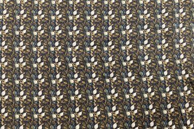 Mosgroene stoffen - Tricot stof - digitaal blaadjes - mosgroen - 24928-20