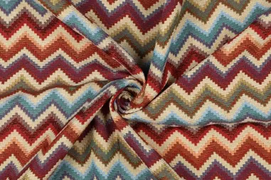 Multi - Polyester - Gobelin - Zickzack - Multi - 3449-001