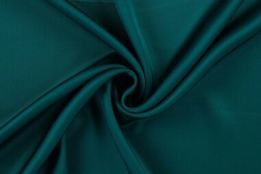 MR - Quality stoffen - Viscose stof - satijn - petrol - 1106-945