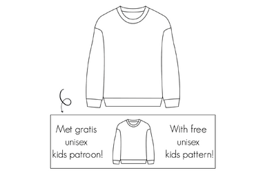 Naaipatronen - Bel'Etoile naaipatroon - Sem sweater voor heren & tieners