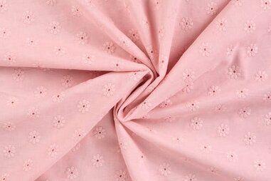 Stickereien - Stickereistoff - Cutie Stickerei - rosa - 48062-120