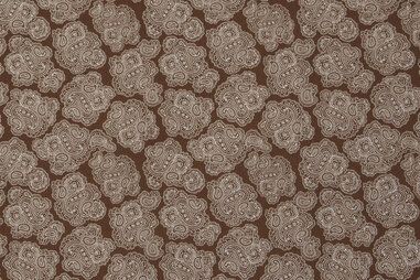 Polytex stoffen - Katoen stof - polyester mix - fantasie - bruin - 172583-41