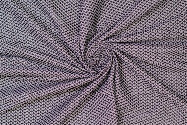 Blazer - Stretchstoff - Jacquard - Wabenmuster - schwarz - 460019-65