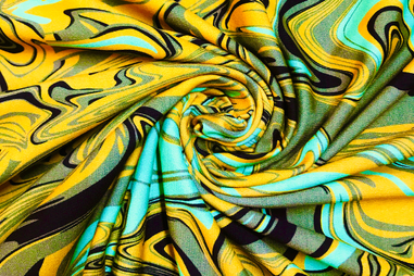 Tricot stoffen - Tricot stof - digitaal marble - groen multi - 924475-51