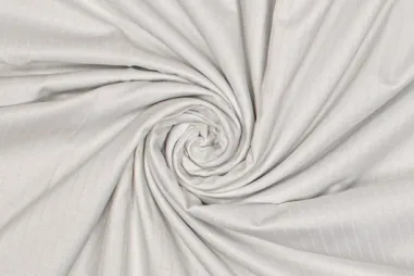 Polytex stoffen - Katoen stof - Herringbone strepen - wit - 997361-2