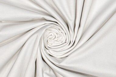 Polytex stoffen - Katoen stof - Herringbone visgraat - wit - 997361-5