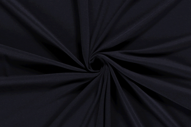 Bamboe stoffen - Tricot stof - bamboe - donkerblauw - 14530-008