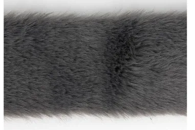 Pelzartiges Band - Bont band 50 mm - donkergrijs - A1014.50.068